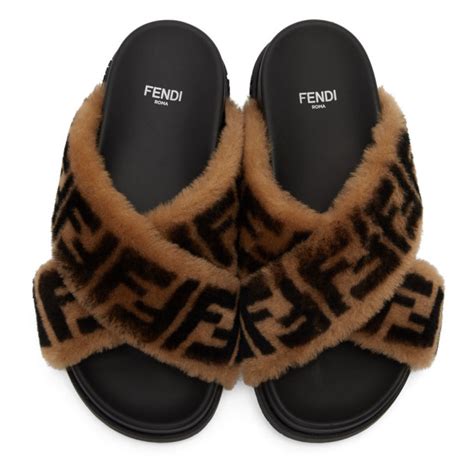 fendi fun fur|fendi fur slides women.